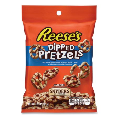 REESES Dipped Pretzels, 4.25 oz Bag 21461